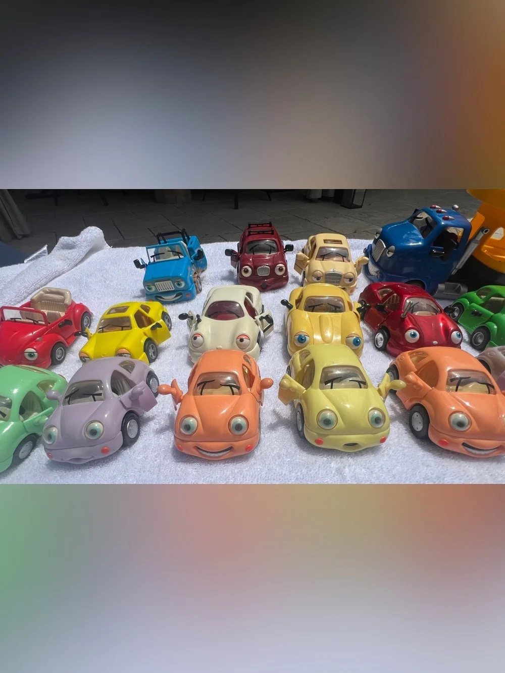 Chevron Techron Cars Character Vehicle Lot 17 Pieces w/ Car Carrier Truck 🚙